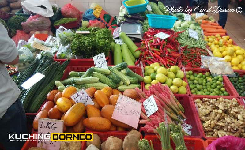 Vegetables at Kubah Market