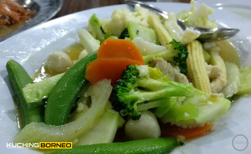 Muara Tebas Seafood Mixed Vege
